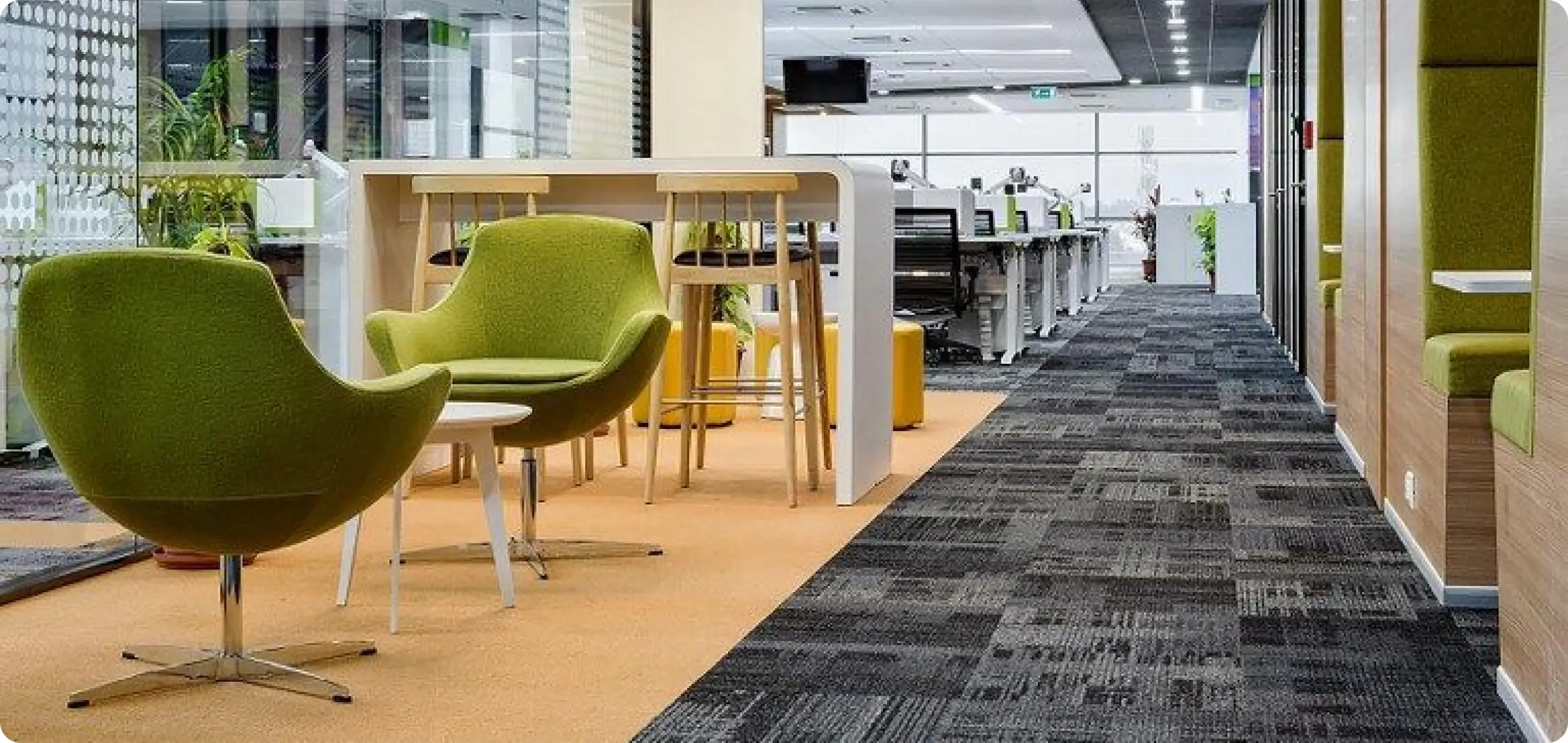 The weDevs open-plan workspace